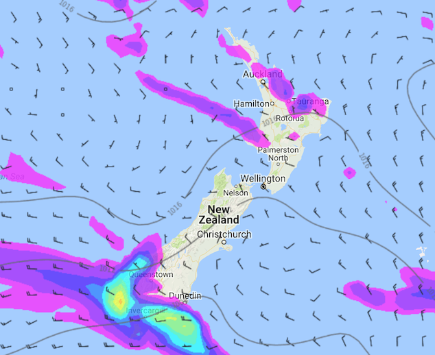 The Big Picture on Monday WeatherWatch New Zealand's Weather Data